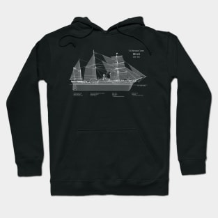 USRC Bear United States Coast Guard Revenue Cutter - ABDpng Hoodie